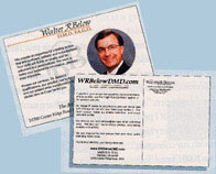 web site postcard